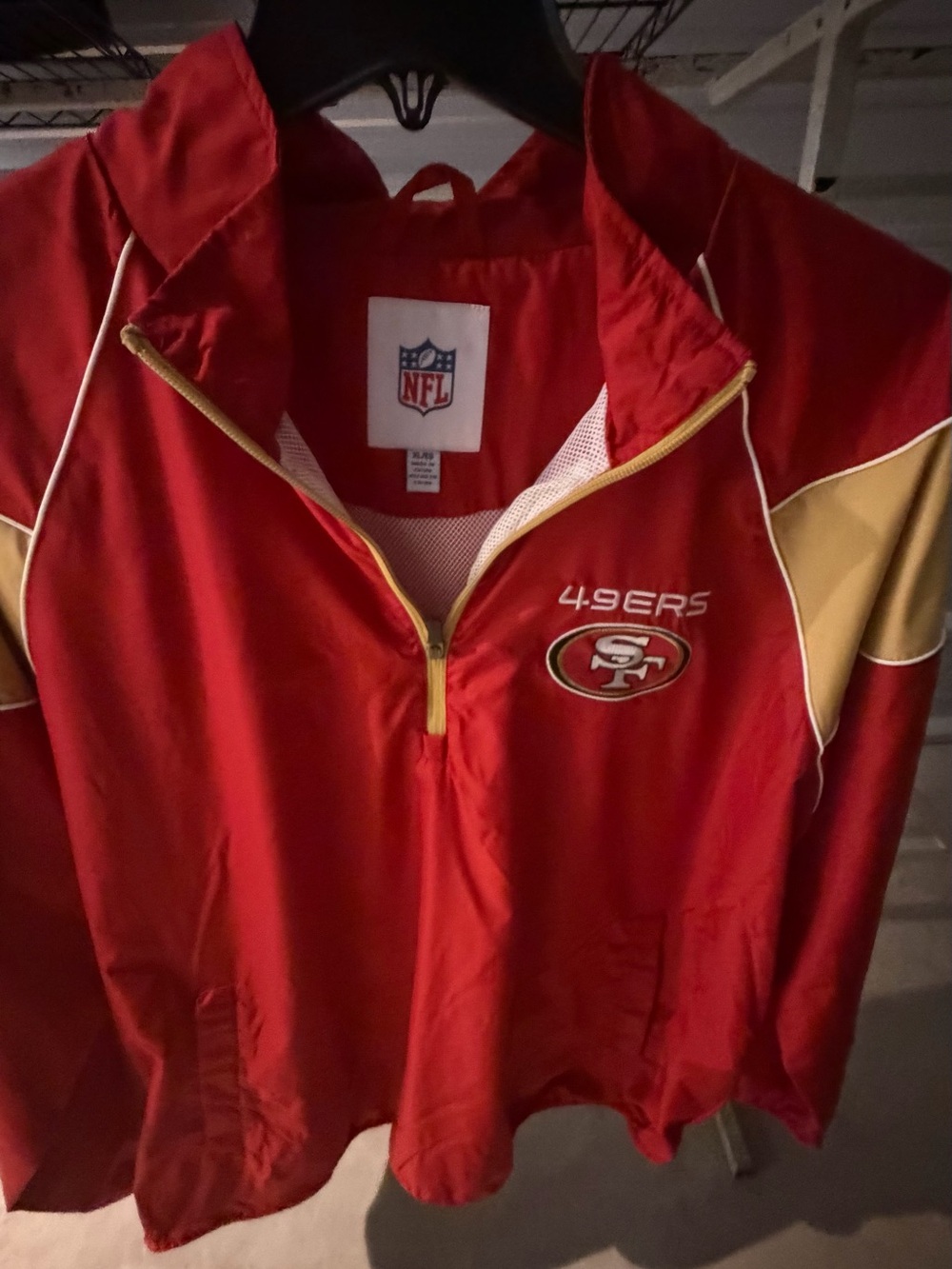 NFL San Francisco 49ers Red and Gold Kids Pullover Hoodie